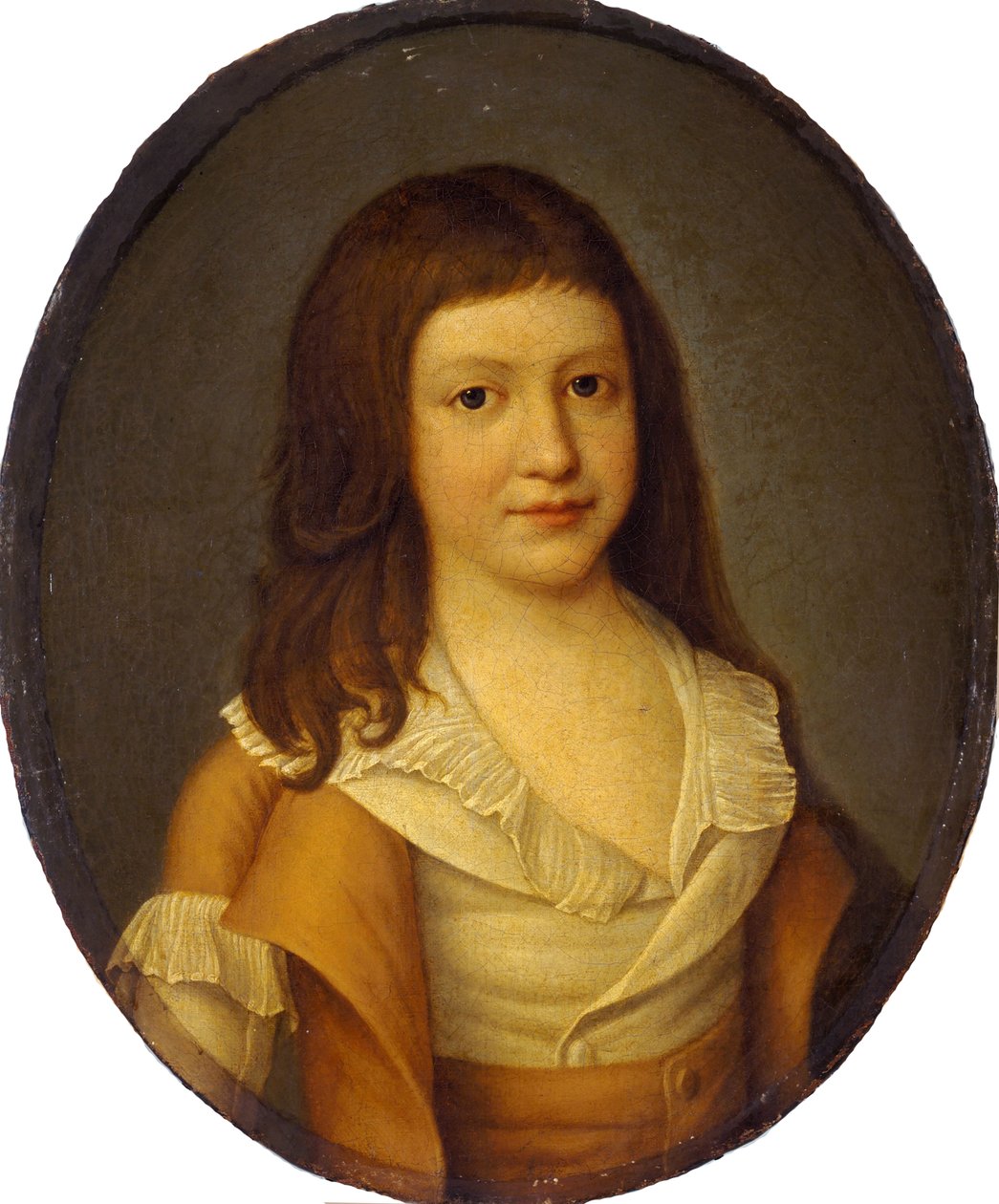 Porträtt av Louis-Charles, prins kunglig av Frankrike 1785-1795, tidigt 1790-tal. av Unbekannt