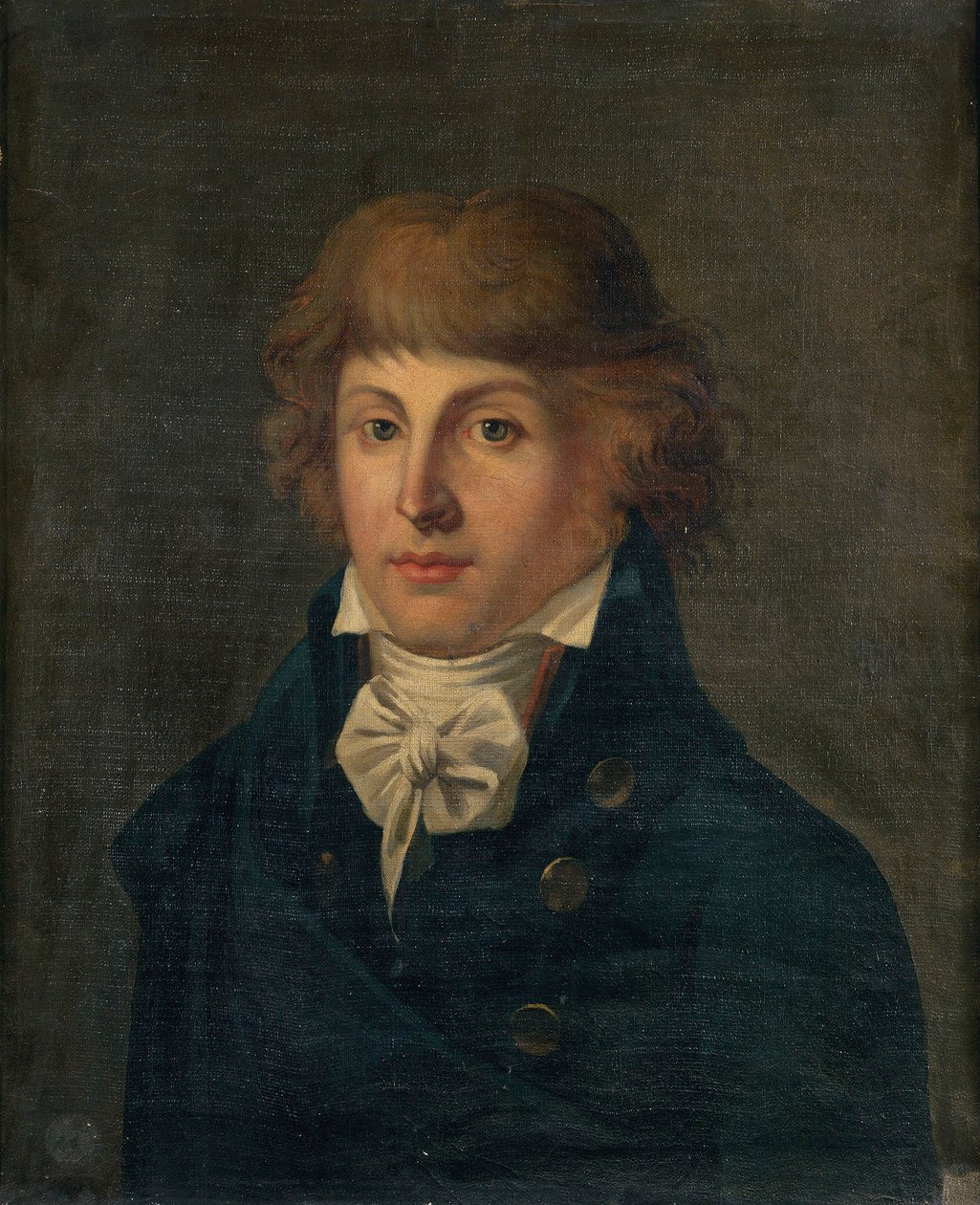 Porträtt av Louis Antoine de Saint-Just 1767-1794, efter 1767. av Unbekannt