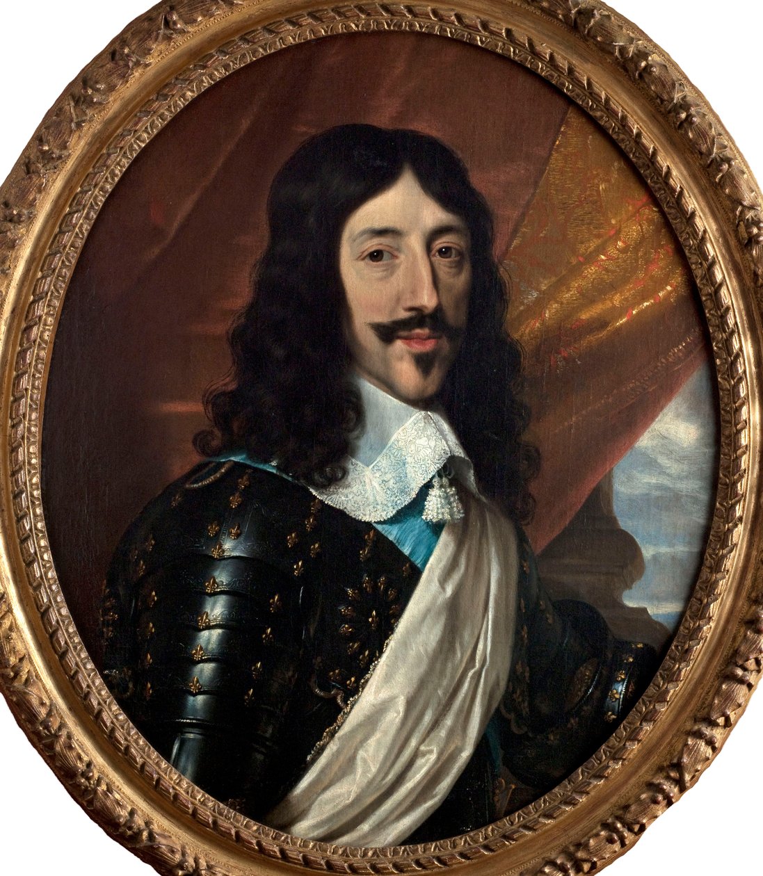 Porträtt av Ludvig XIII av Frankrike 1601-1643, ca. 1640. av Unbekannt