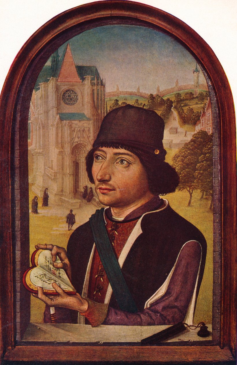 Porträtt av Ludvig XI, c1456-58 av Unbekannt