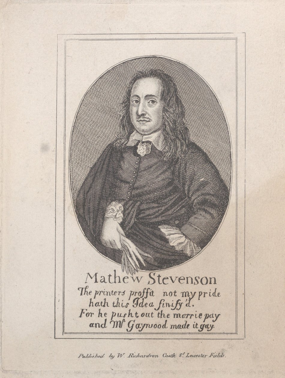 Porträtt av Mathew Stevenson, sent 1700-tidigt 1800-tal. av Unbekannt