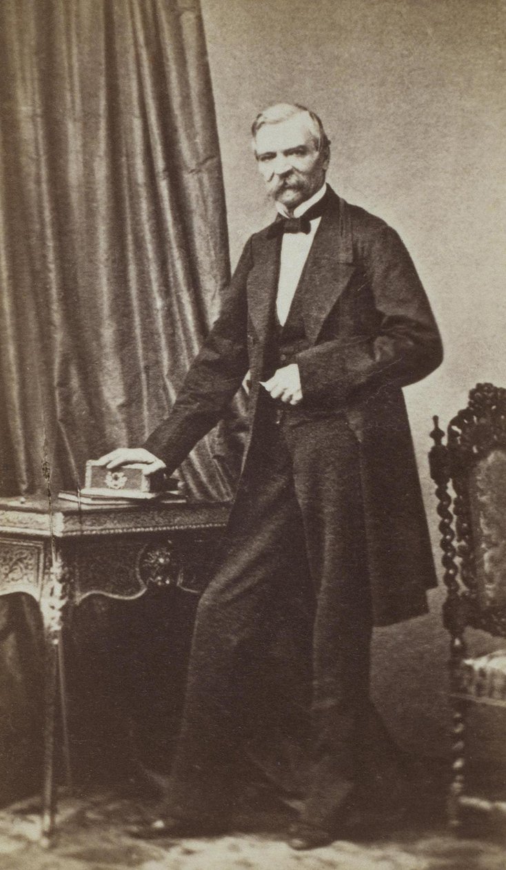 Porträtt av Mikhail Naryshkin 1798-1863, 1860-talet av Unbekannt