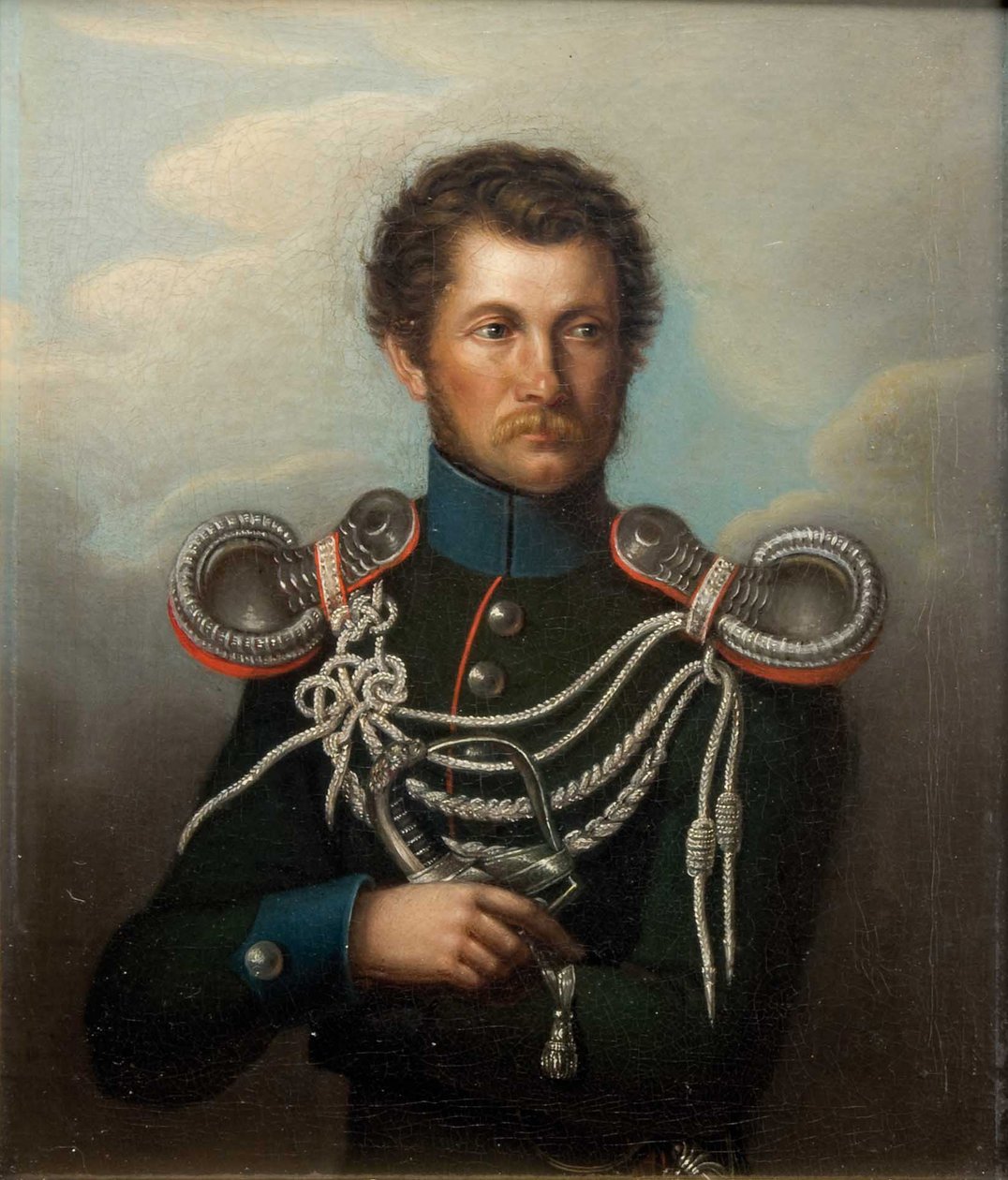 Porträtt av Nicholas Maximilianovich, 4:e hertigen av Leuchtenberg 18431891, ca. 1870 av Unbekannt