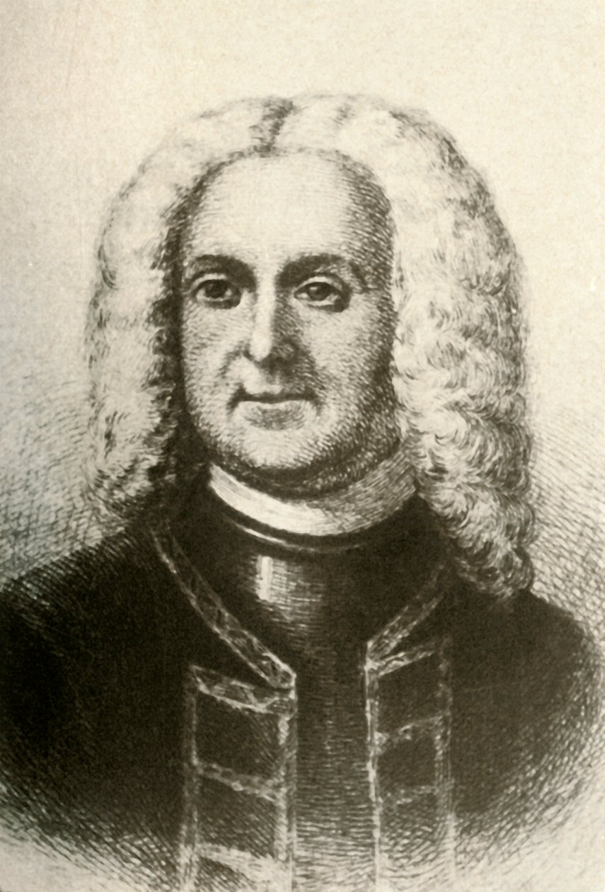 Porträtt av Patrick Gordon, kolonialguvernör, c1690, 1937. av Unbekannt
