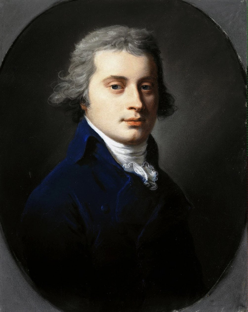Porträtt av Pavel Petrovich Bakunin 1766-1805, 1790-talet av Unbekannt