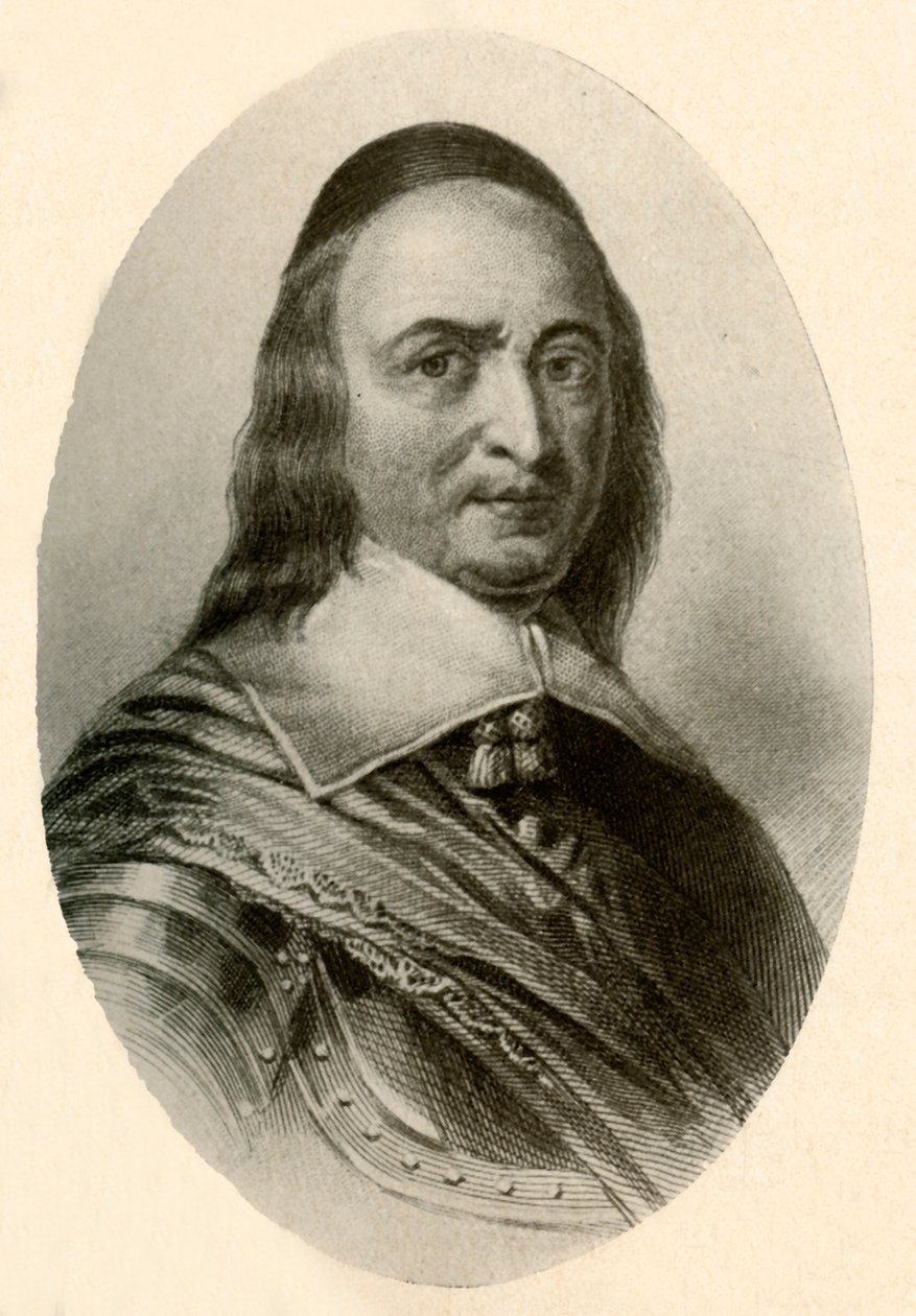 Porträtt av Peter Stuyvesant, i rustning och kalot, 1647, 1937. av Unbekannt