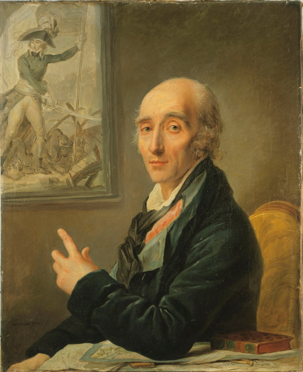 Porträtt av Pierre François Charles Augereau 1757-1816, mellan 1805 och 1812. av Unbekannt