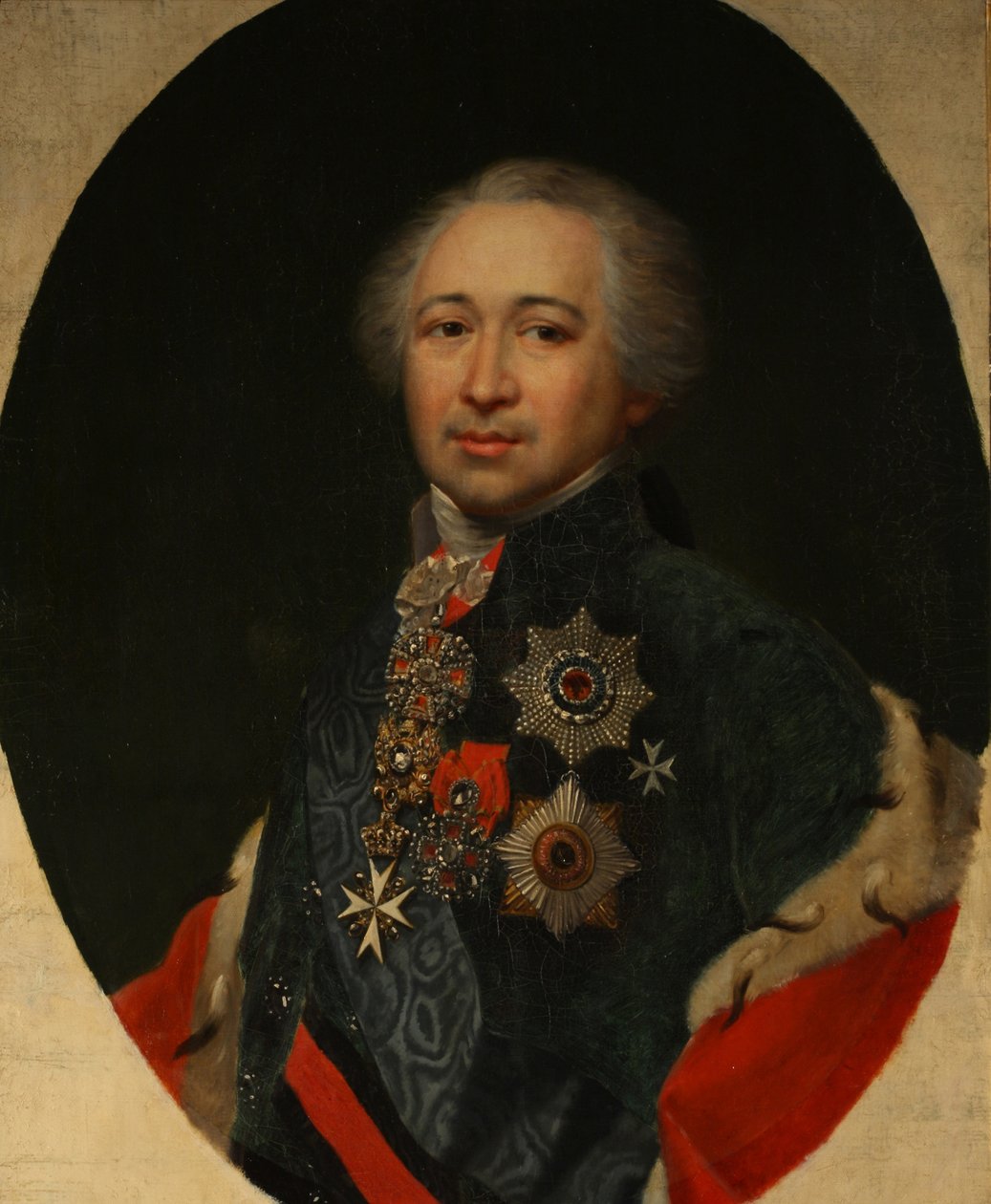 Porträtt av prins Alexander Kurakin 1752-1818, 1810-talet av Unbekannt