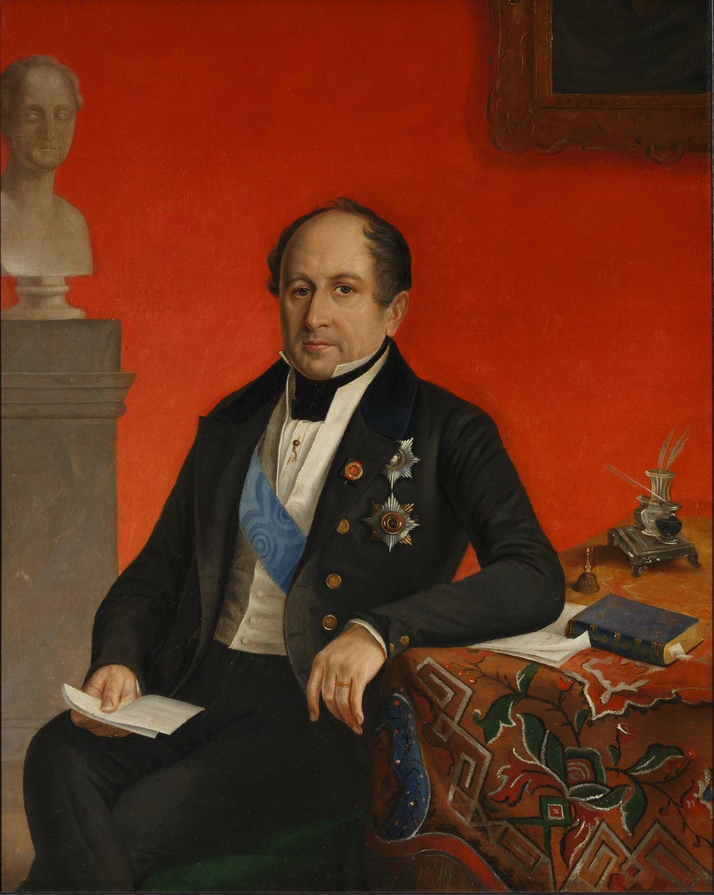 Porträtt av prins Alexander Nikolajevitj Golitsyn 1773-1844, mellan 1826 och 1834 av Unbekannt