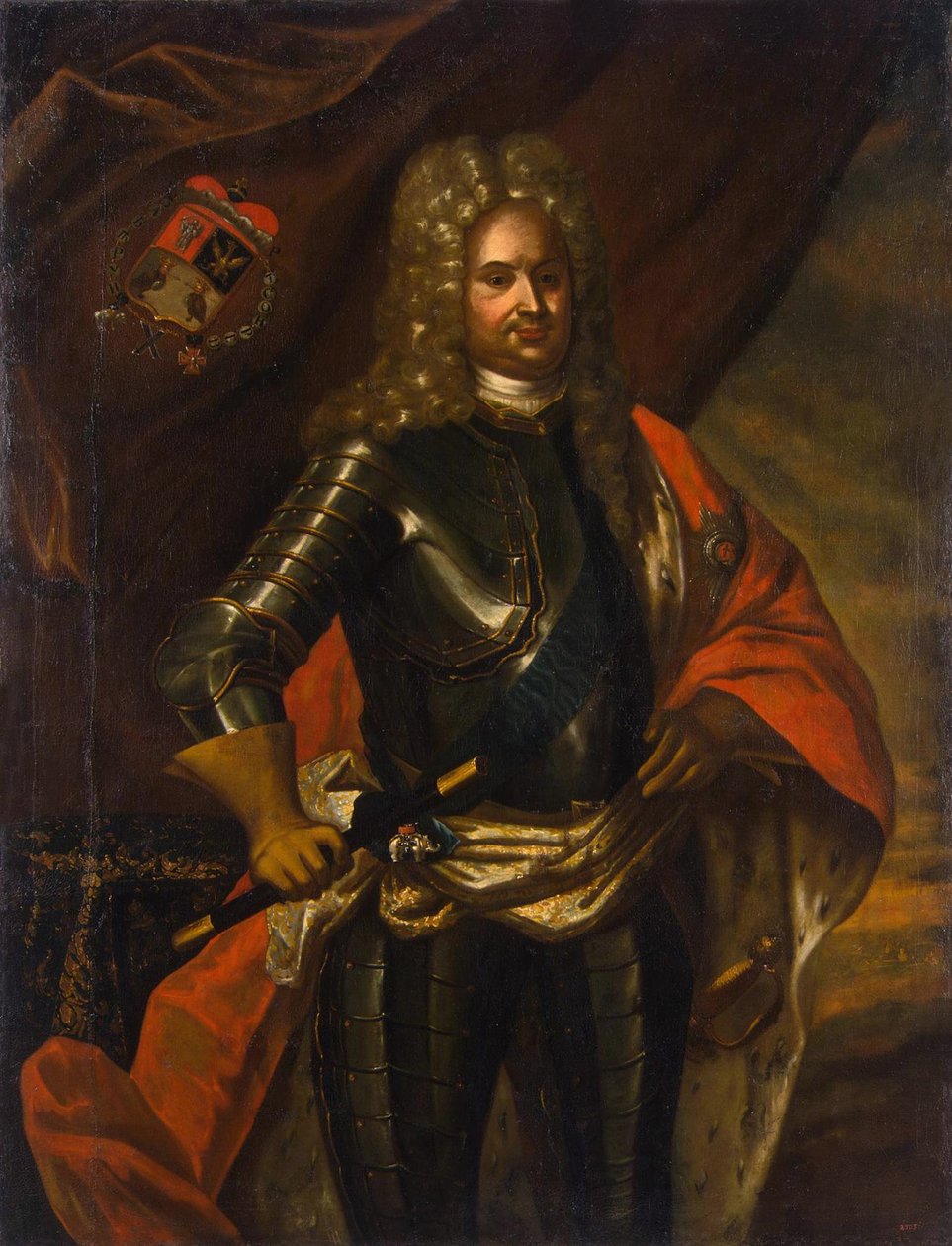 Porträtt av prins Anikita Ivanovich Repnin 1668-1726, 1724 av Unbekannt