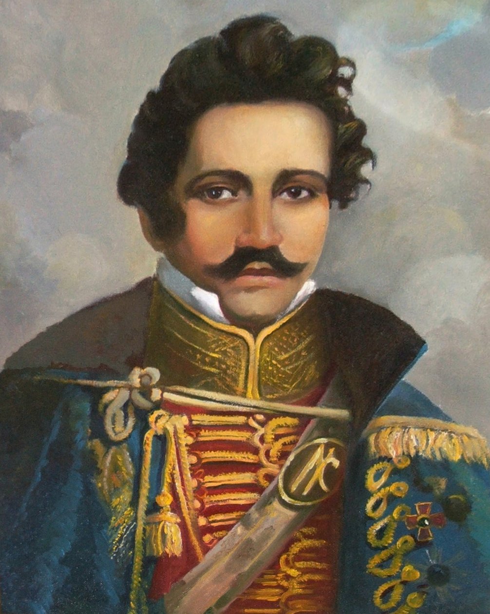 Porträtt av prins Nikolay Borisovich Galitzin 1794-1866 av Unbekannt