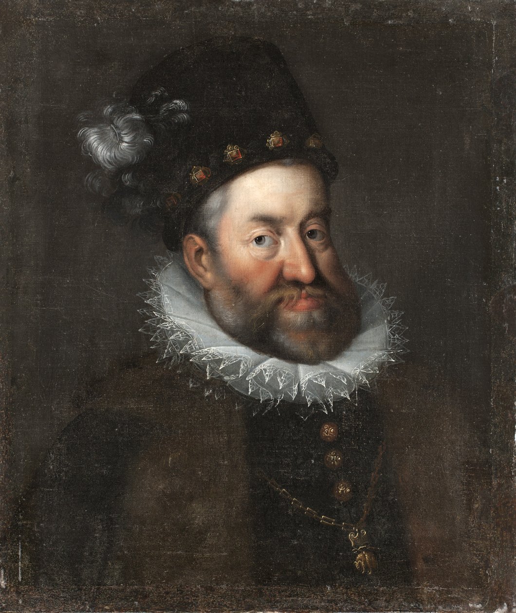 Porträtt av Rudolf II av Österrike 15521612, helig romersk kejsare, ca. 1600 av Unbekannt