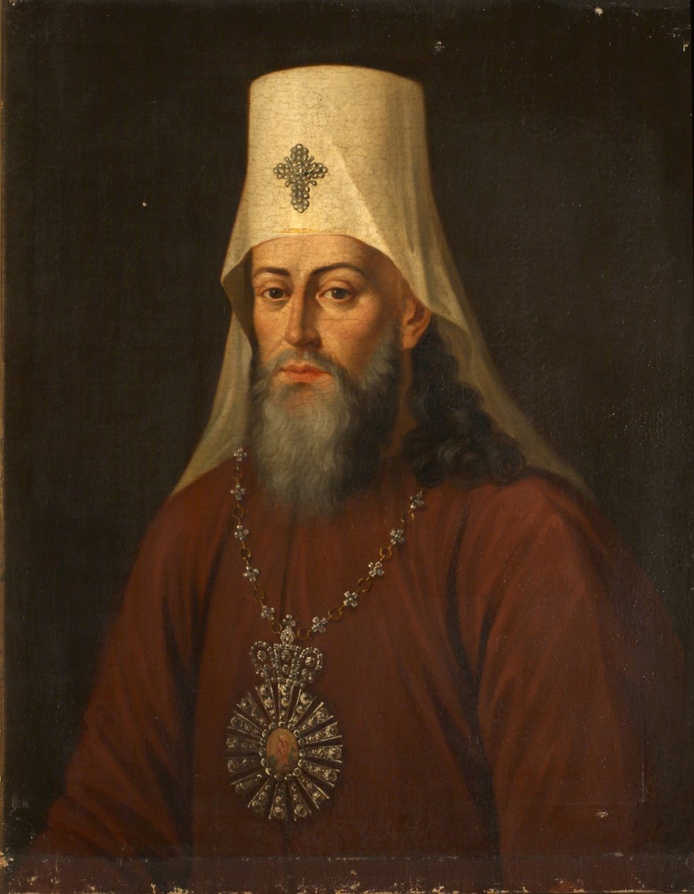 Porträtt av Samuil Myslavsky 1731-1796, Metropolitan of Kiev and Galicien, 1812 av Unbekannt