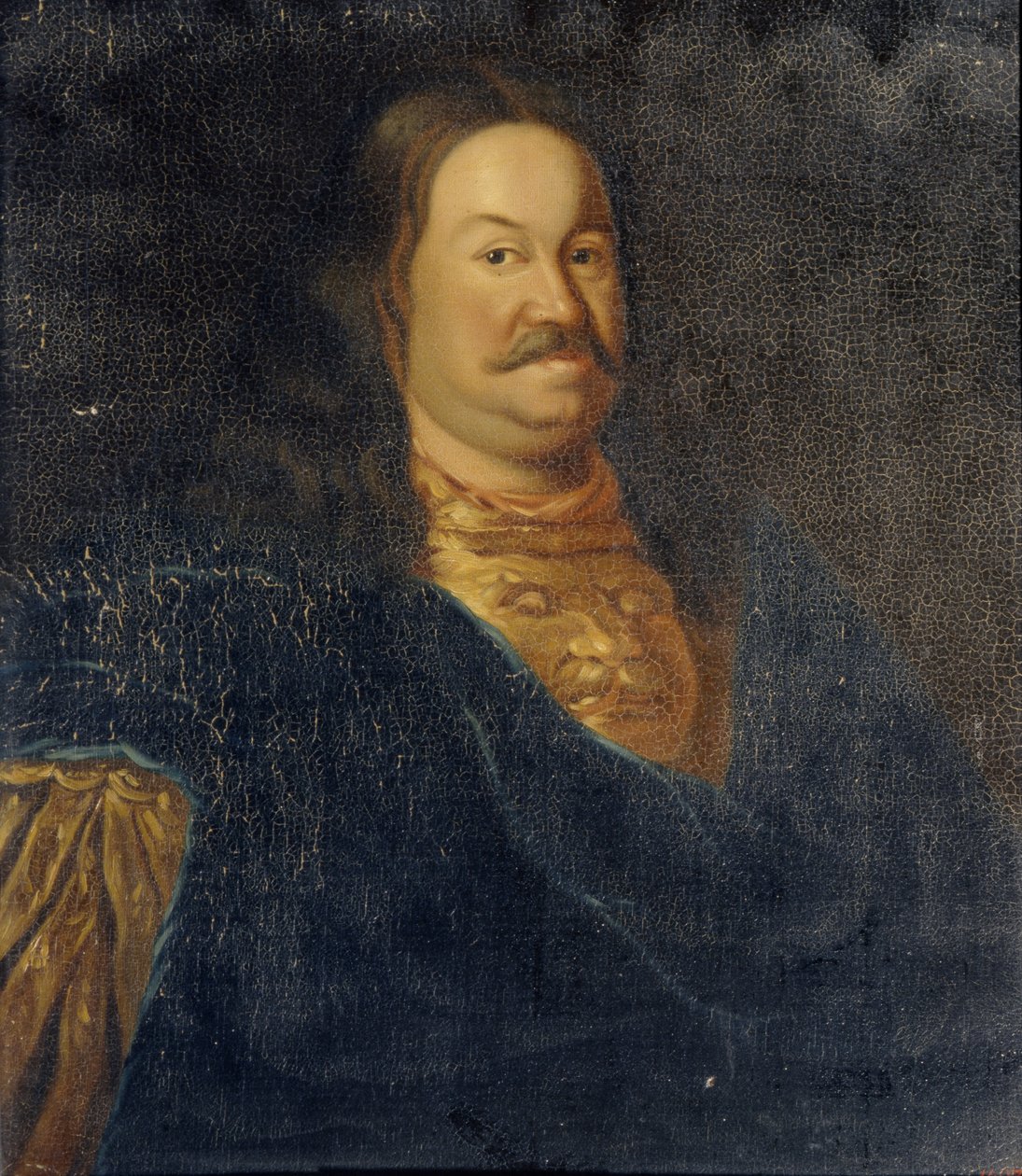 Porträtt av senator prins Yakov Fyodorovich Dolgorukov 1639-1720, tidigt 1700-tal. av Unbekannt