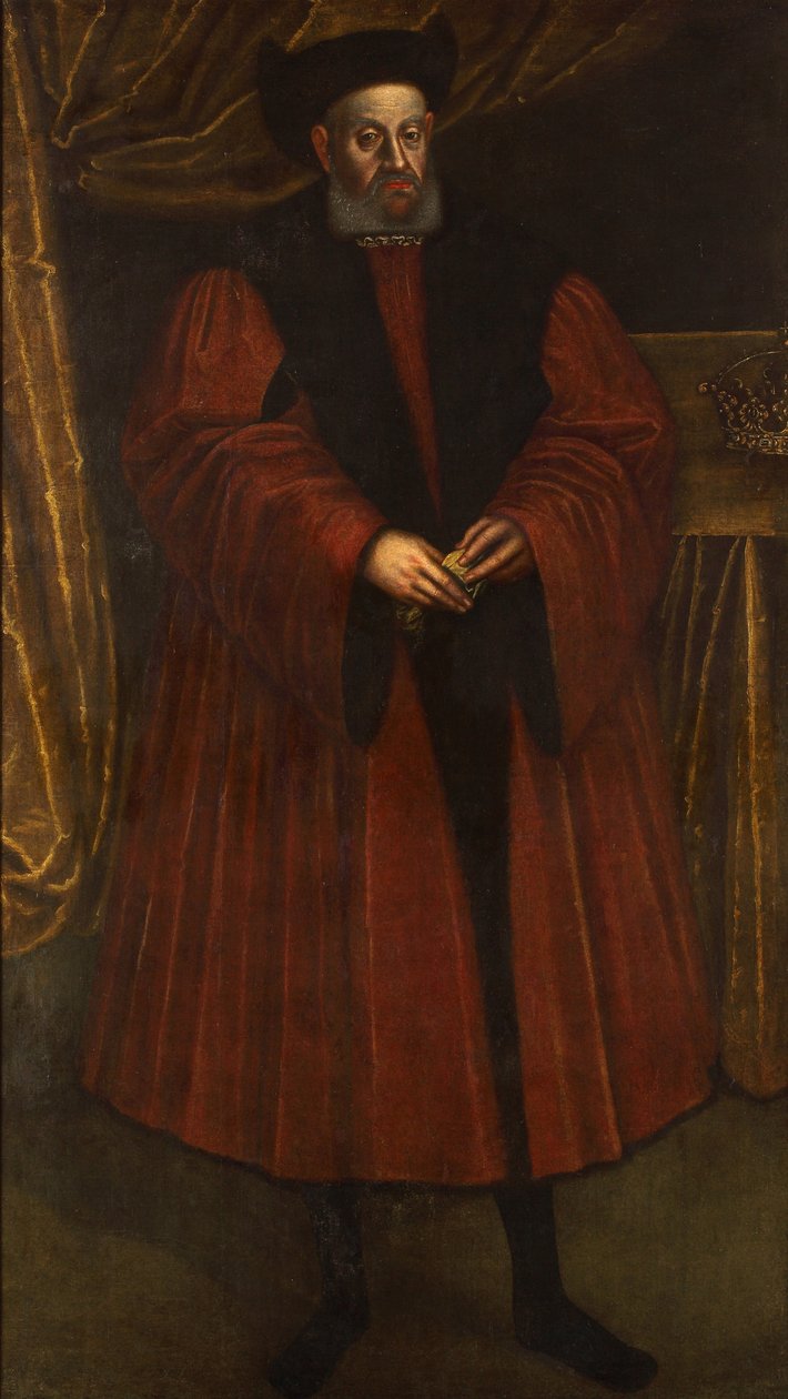 Porträtt av Sigismund I av Polen 1467-1548, 1600-talet av Unbekannt