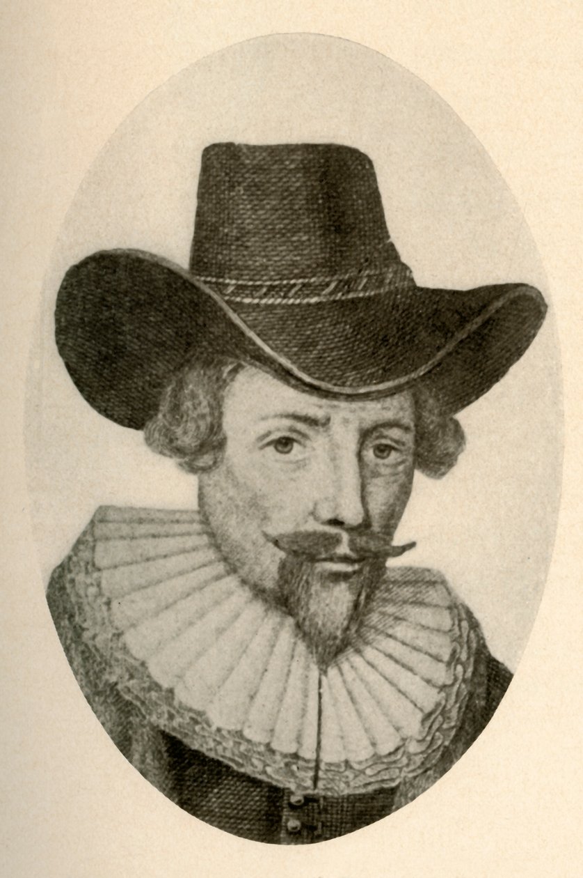 Porträtt av Sir Isaac Pennington, i hatt som bärs i House of Burgesses, c1650-1660, 1937. av Unbekannt