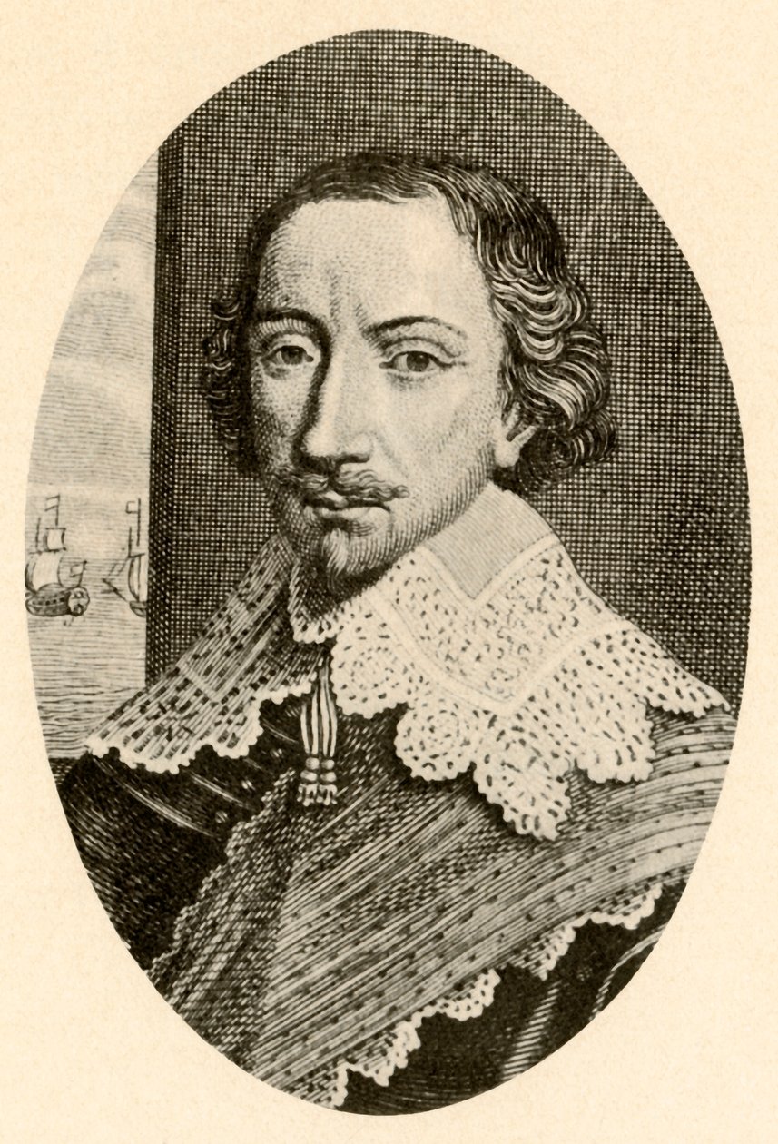 Porträtt av Sir John Pennington, i engelsk rustning med Vandyke-krage, c1610-1630, 1937. av Unbekannt