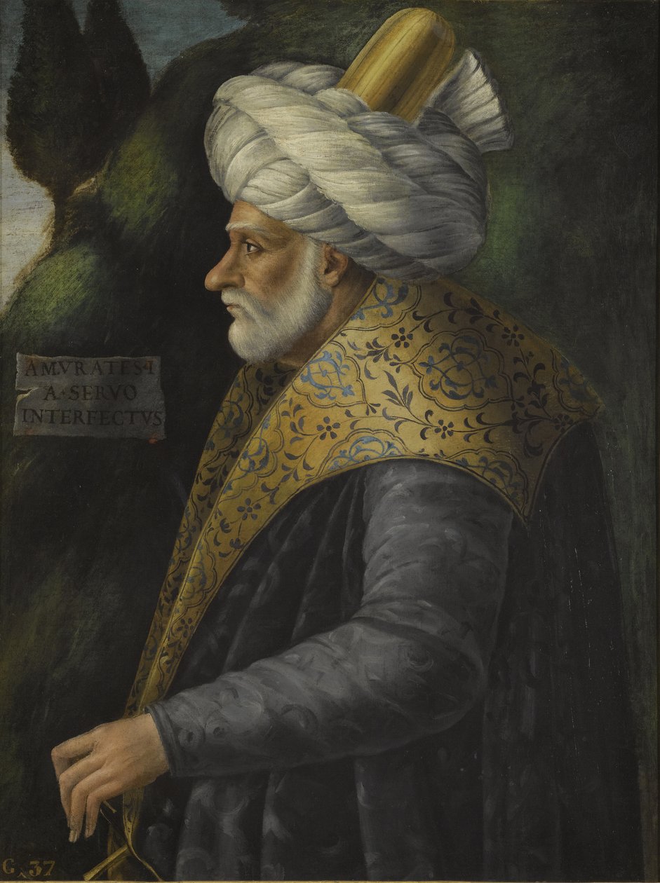 Porträtt av Sultan Murad I 1326-1389, 1600-talet av Unbekannt
