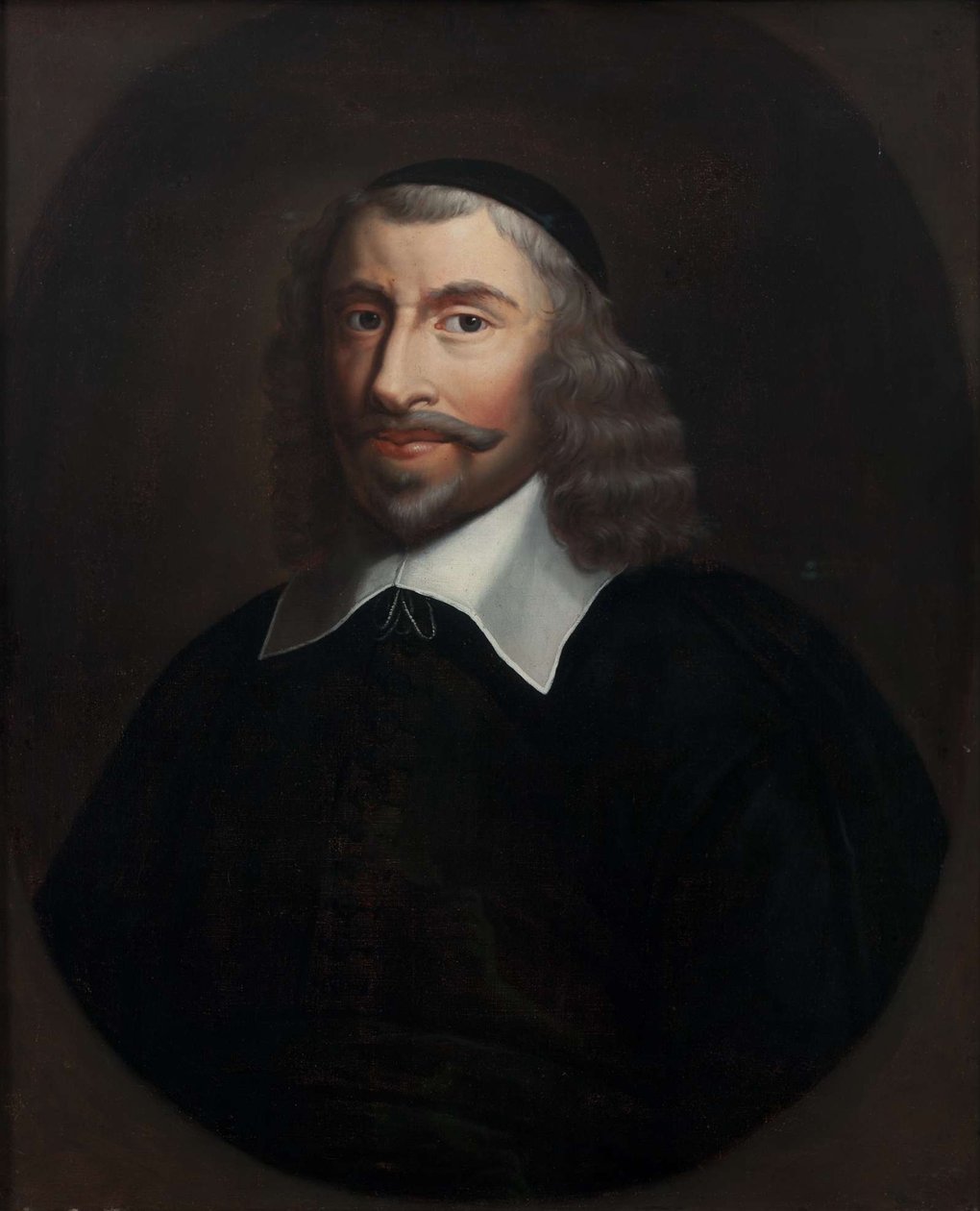 Porträtt av Thomas Hobbes 1588-1679, 1600-talets sista fjärdedel av Unbekannt
