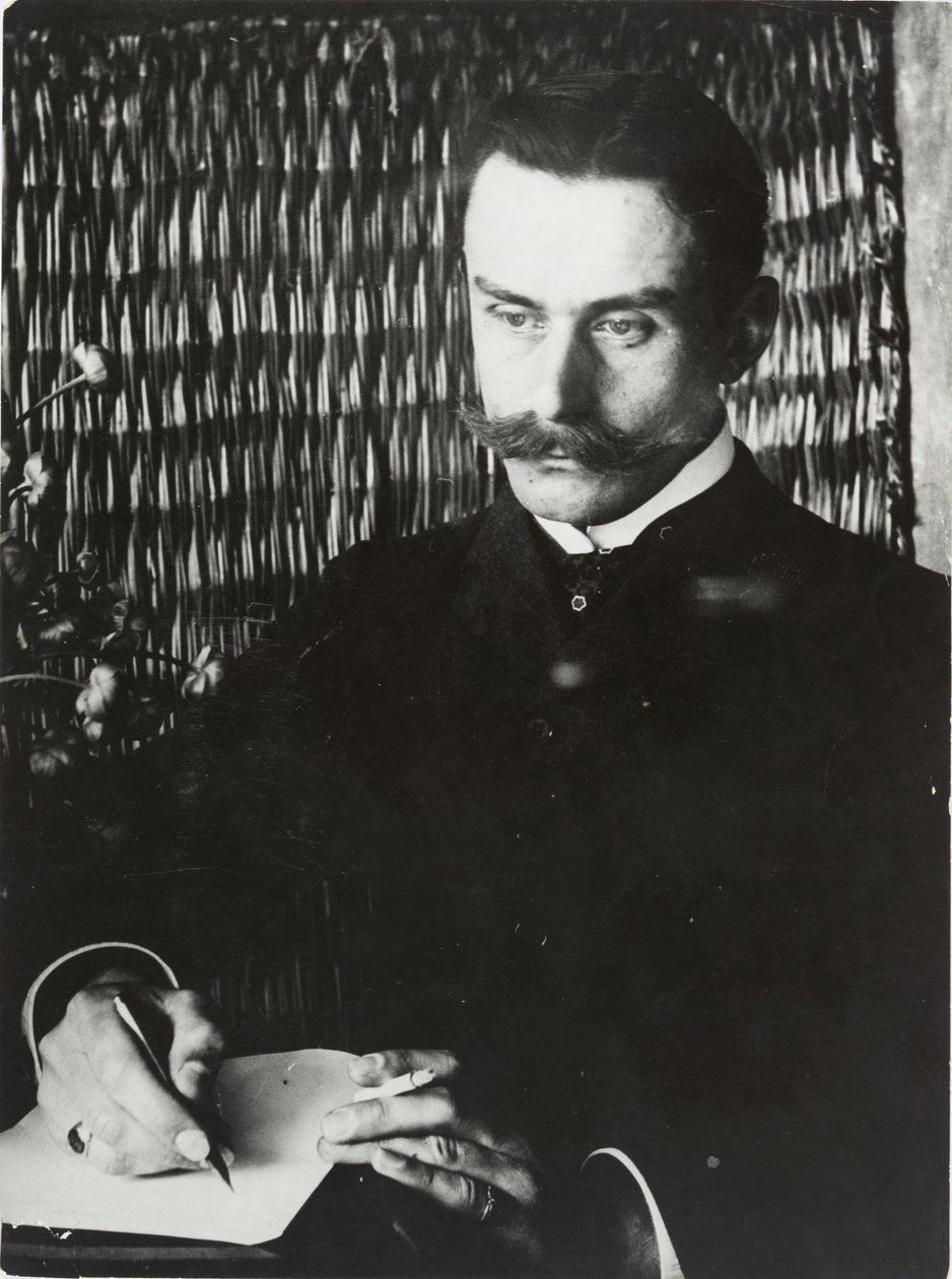 Porträtt av Thomas Mann 1875-1955, ca 1900. av Unbekannt