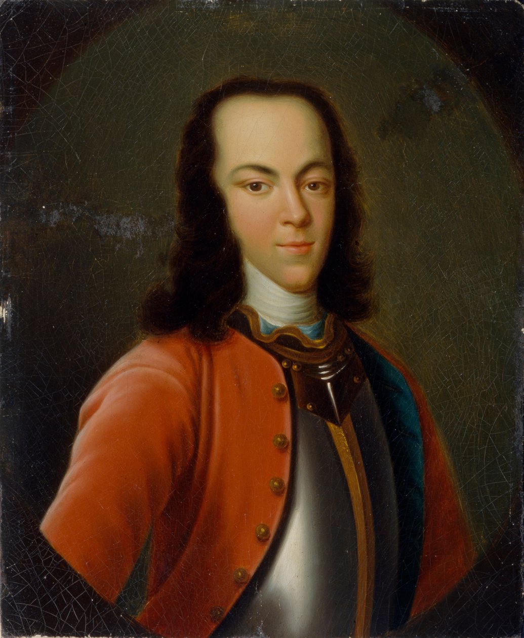 Porträtt av Tsarevich Alexei Petrovich av Ryssland 1690-1718 av Unbekannt