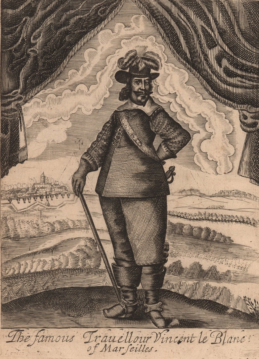 Porträtt av Vincent Le Blanc, 1660. av Unbekannt