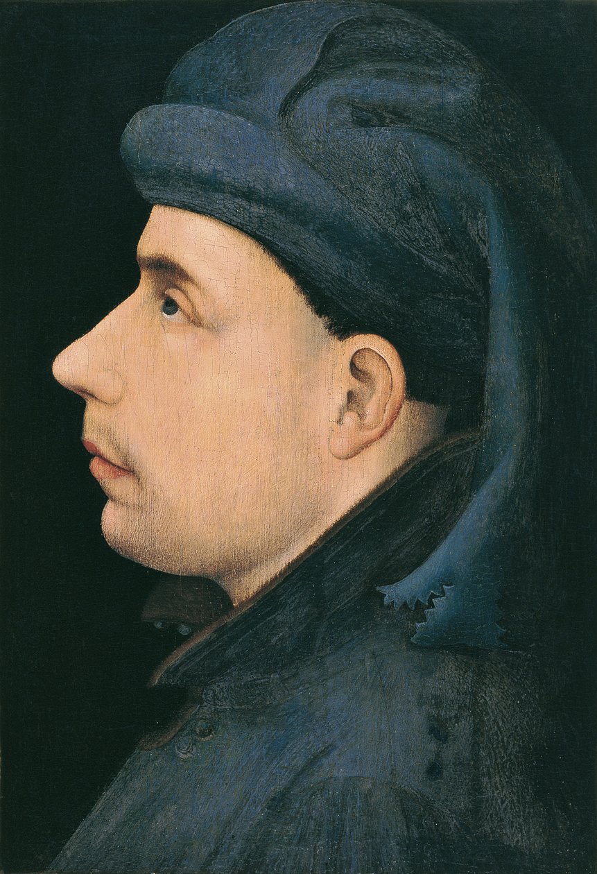 Porträtt av Wenceslaus I, hertig av Luxemburg, ca. 1400-1415 av Unbekannt