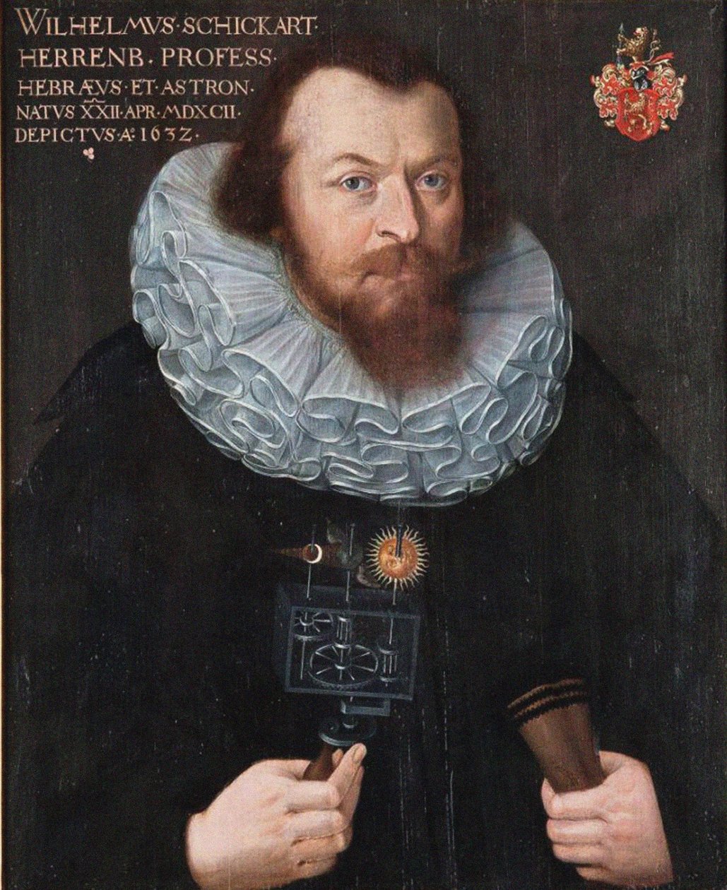 Porträtt av Wilhelm Schickard 1592-1635, 1632. av Unbekannt