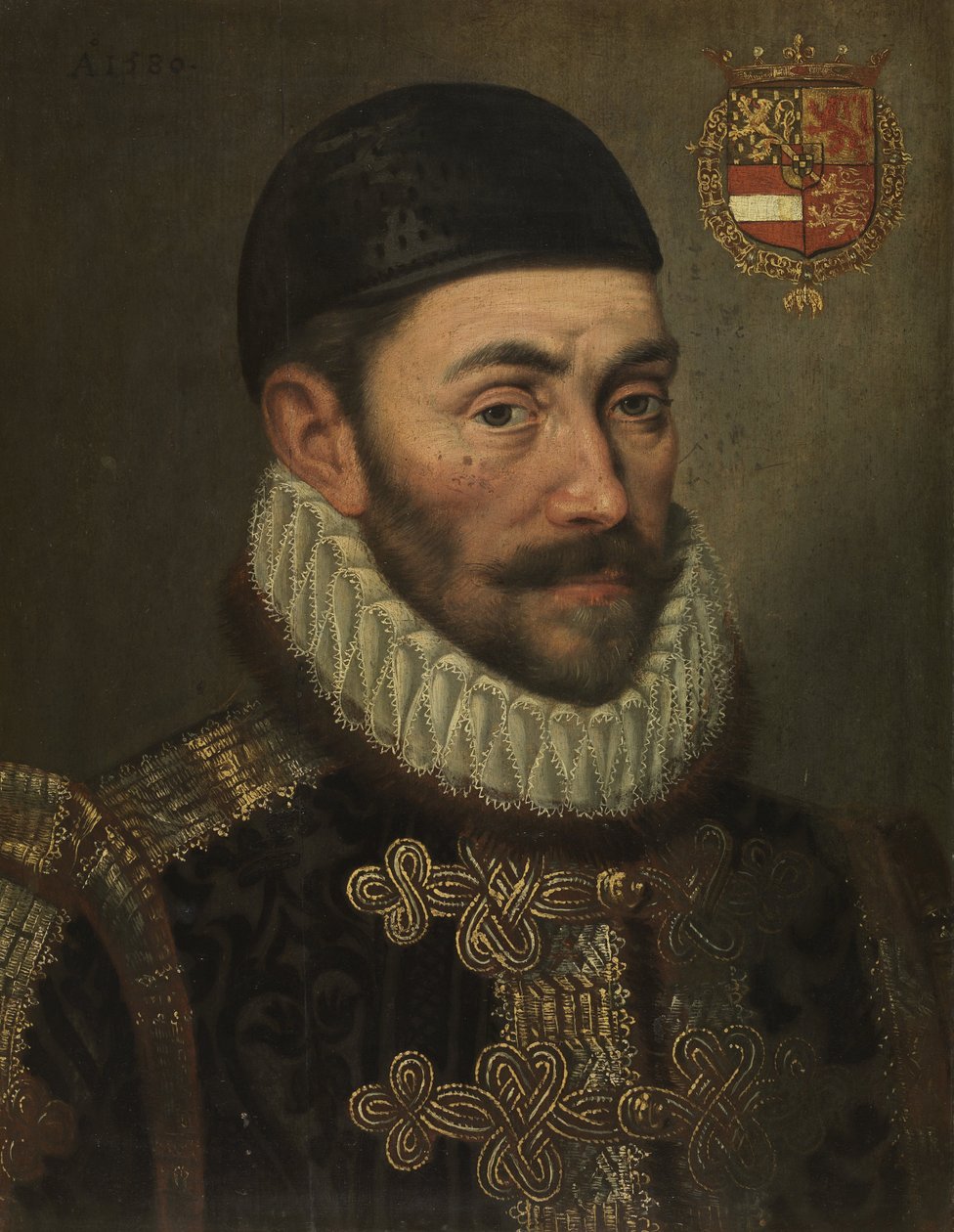 Porträtt av Vilhelm I av Orange 1533-1584, mitten av 1500-talet. av Unbekannt