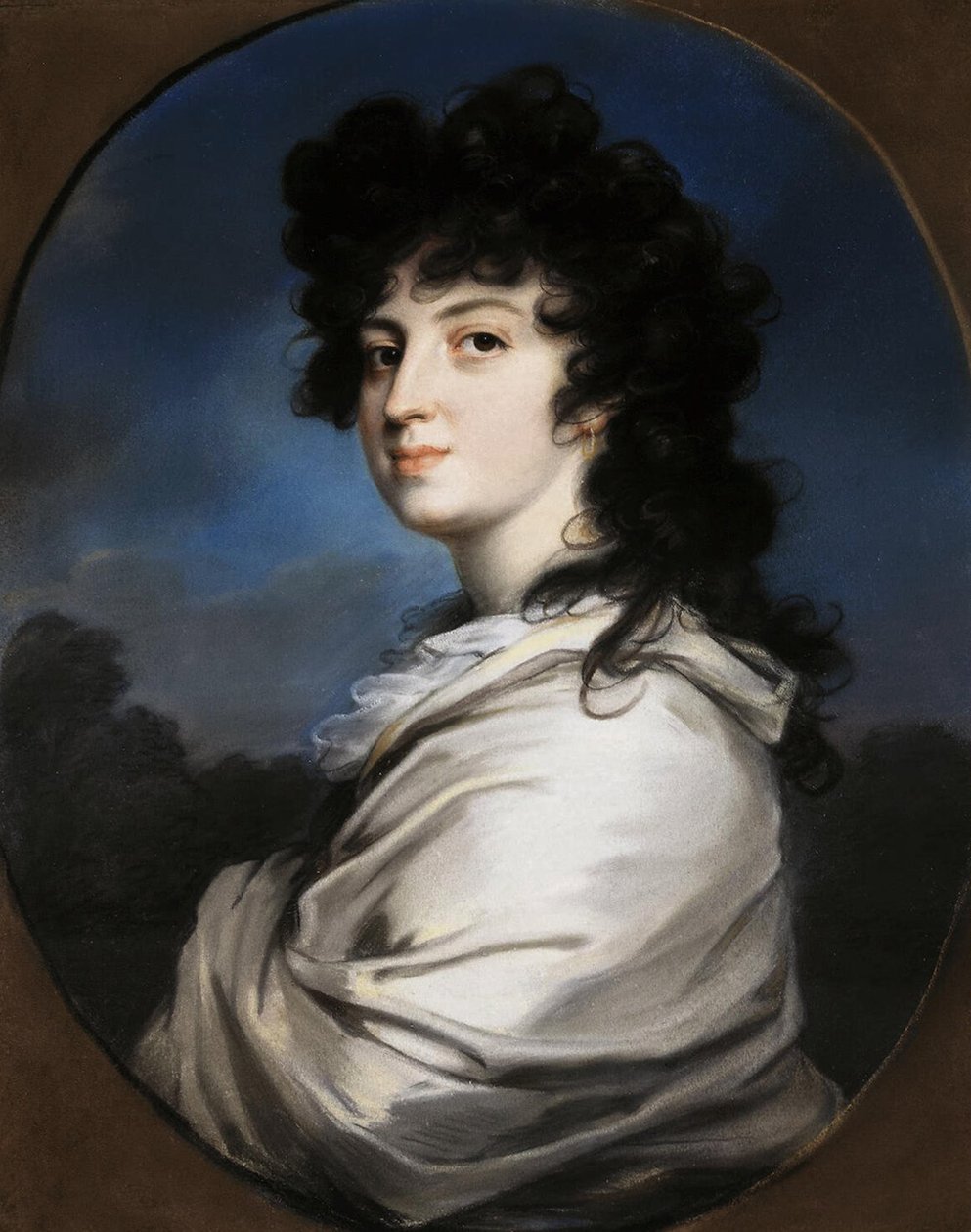 Porträtt av Ekaterina Bakunina 1777-1846, sid. 1810 av Unbekannt