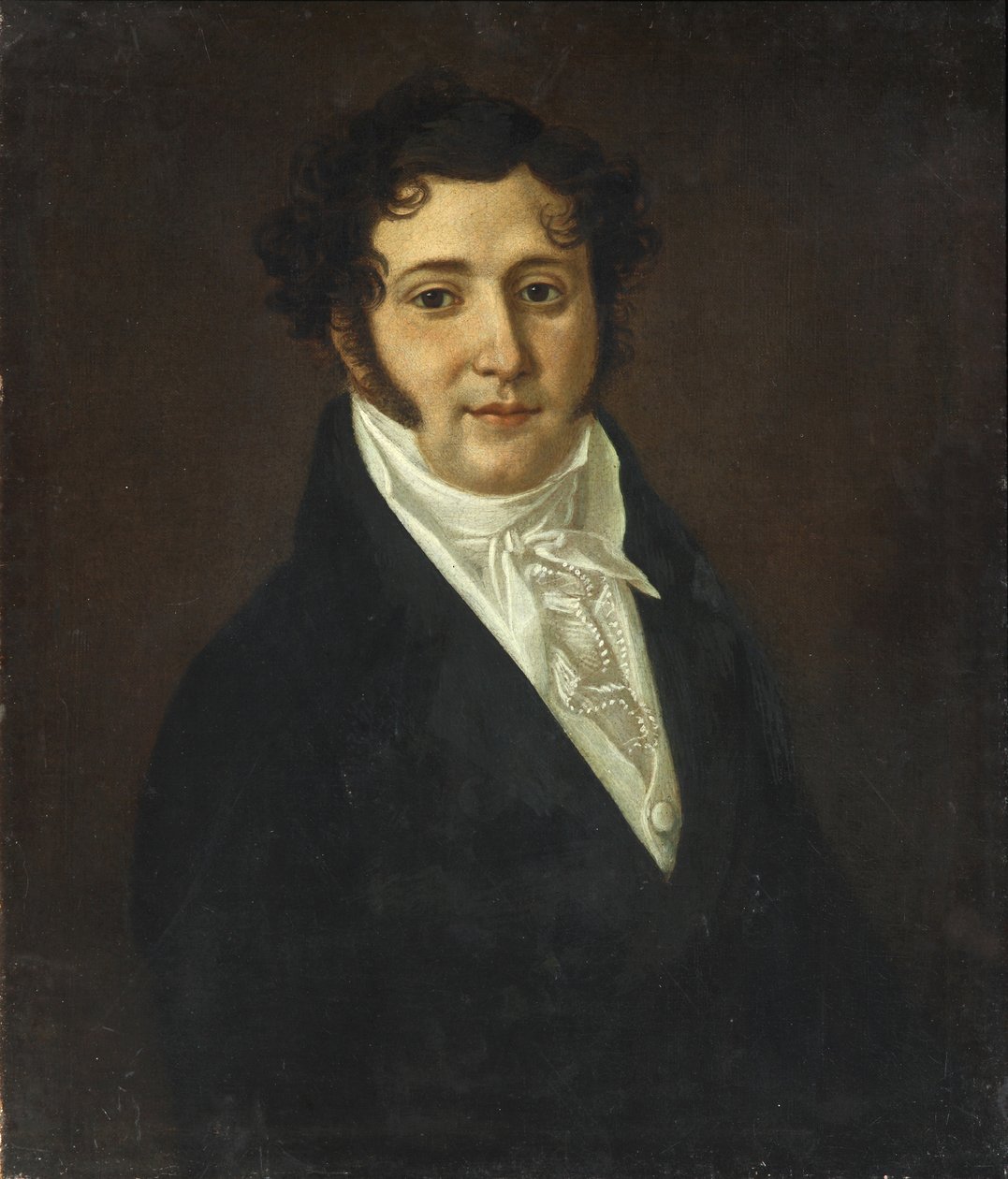 Porträtt av Yuri Petrovich Lermontov 1787-1831, 1800-talets första kvartal av Unbekannt