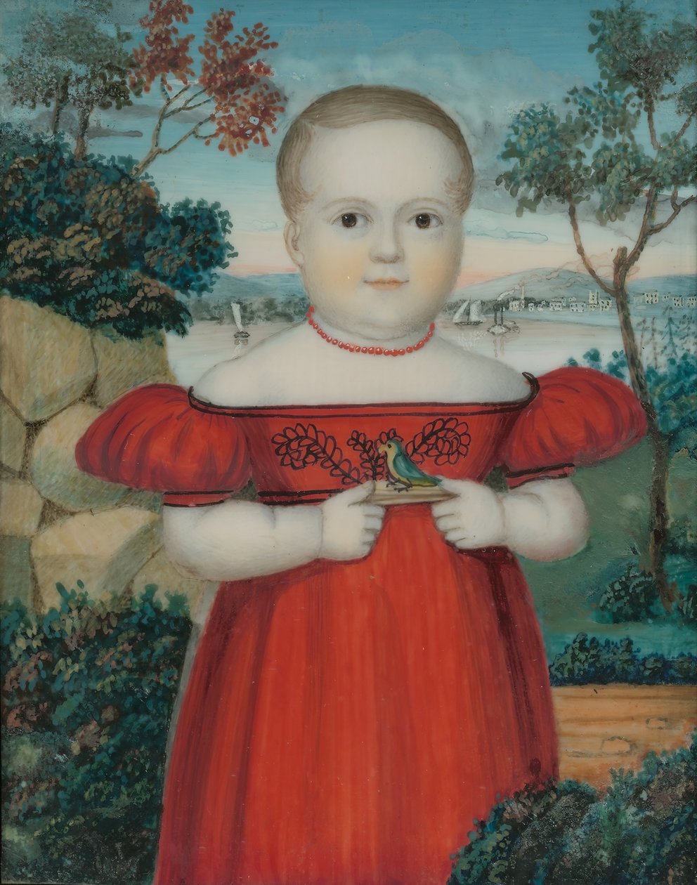Porträtt av en pojke, 1840-talet. av Unbekannt