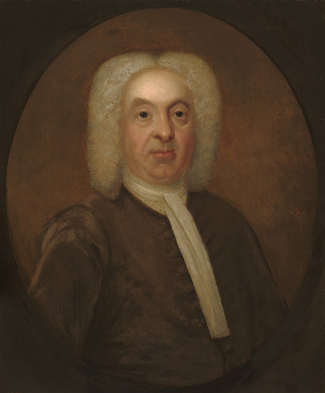 Porträtt av en gentleman, ca. 17201740. av Unbekannt