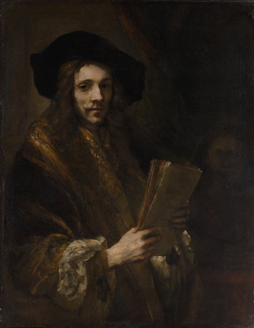 Porträtt av en man Auktionsförrättaren, troligen ca. 1658-62. av Unbekannt