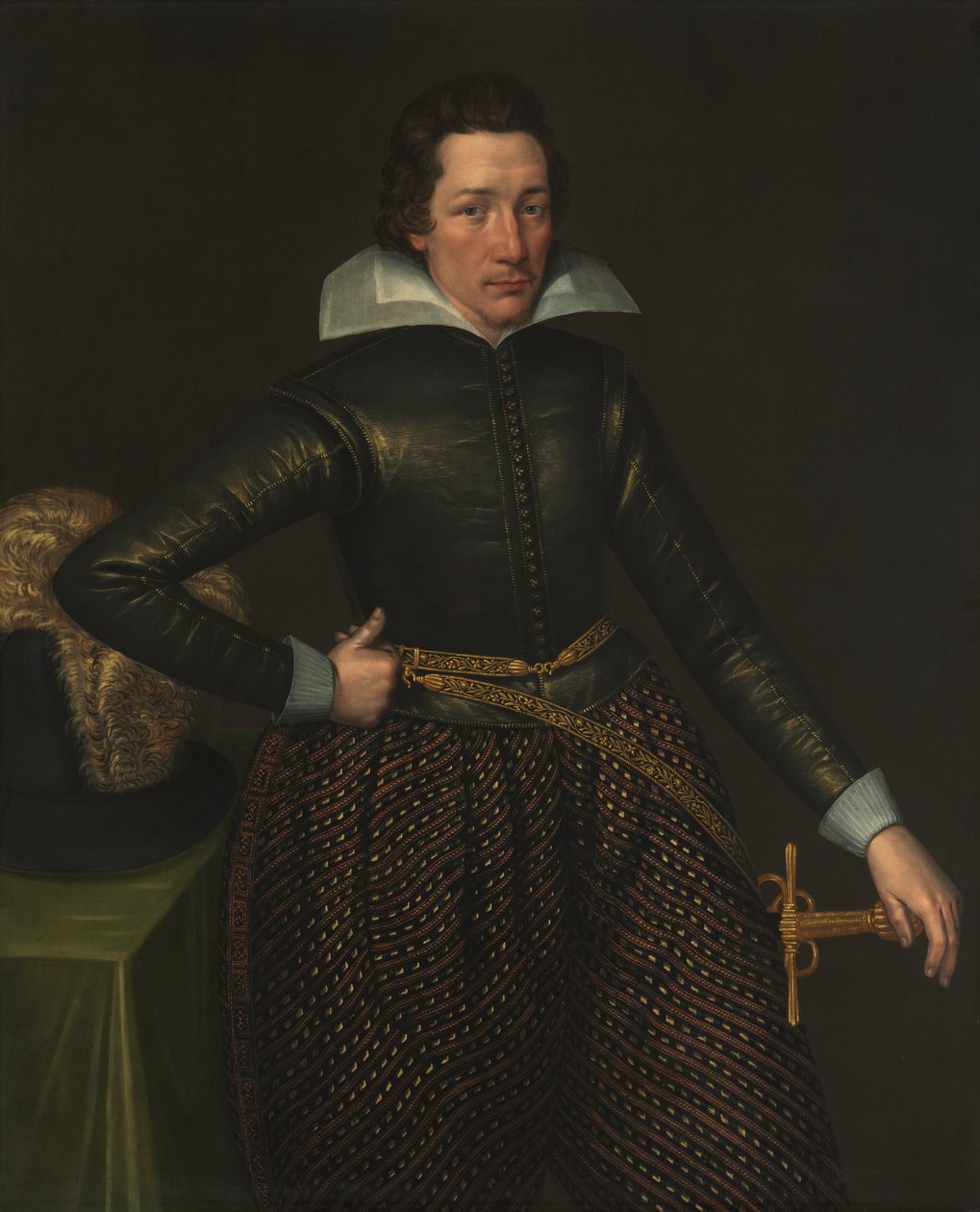 Porträtt av en man, ca. 1610. av Unbekannt