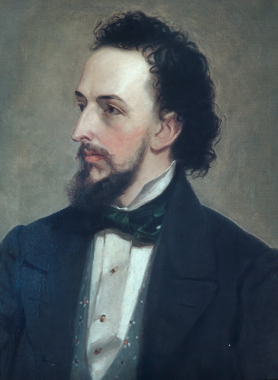 Porträtt av en man, ca. 1850. av Unbekannt