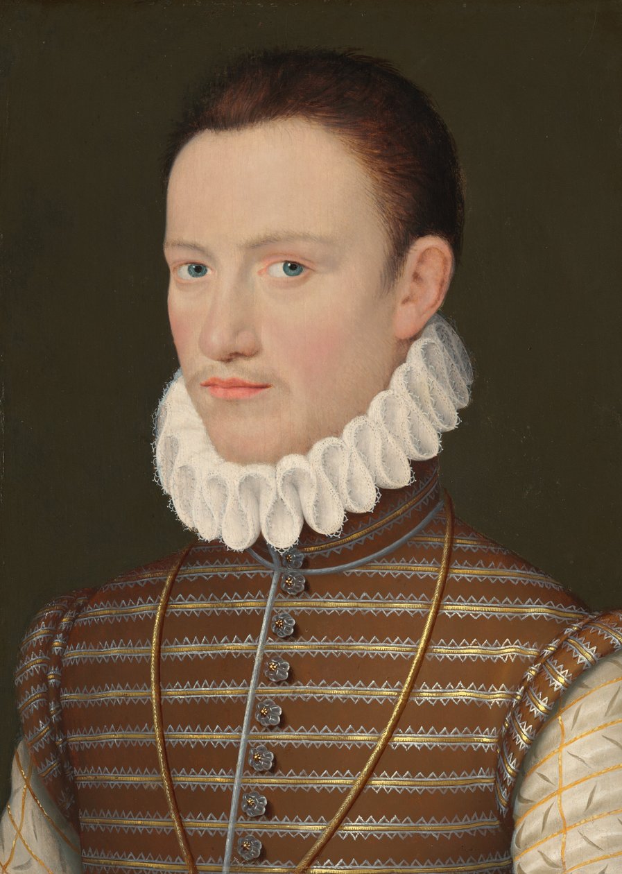 Porträtt av en adelsman, ca. 1570. av Unbekannt