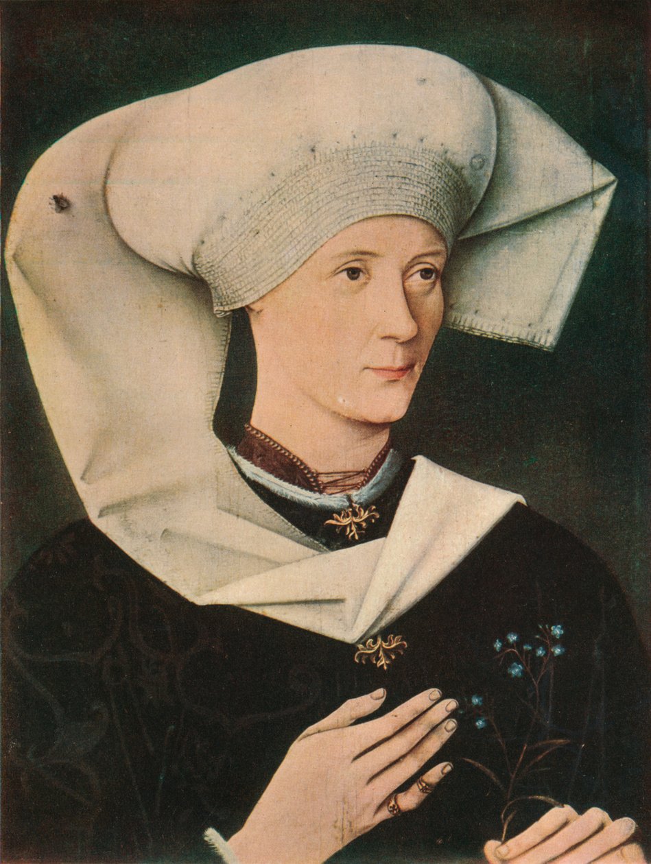 Porträtt av en kvinna i familjen Hofer, 1470, 1909 av Unbekannt