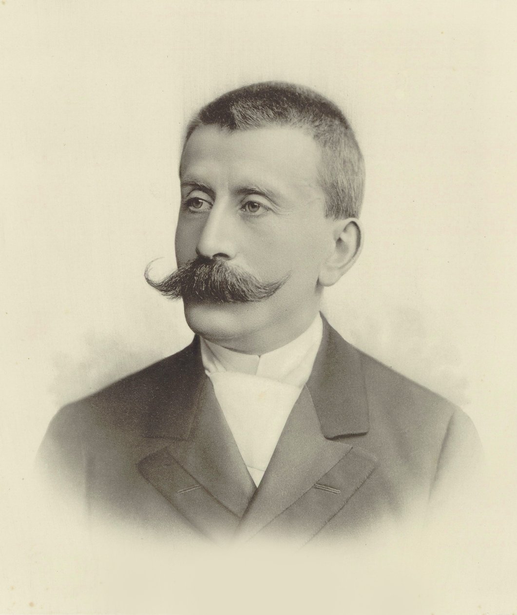 Porträtt av pianisten och kompositören Moritz Moszkowski 1854-1925. av Unbekannt