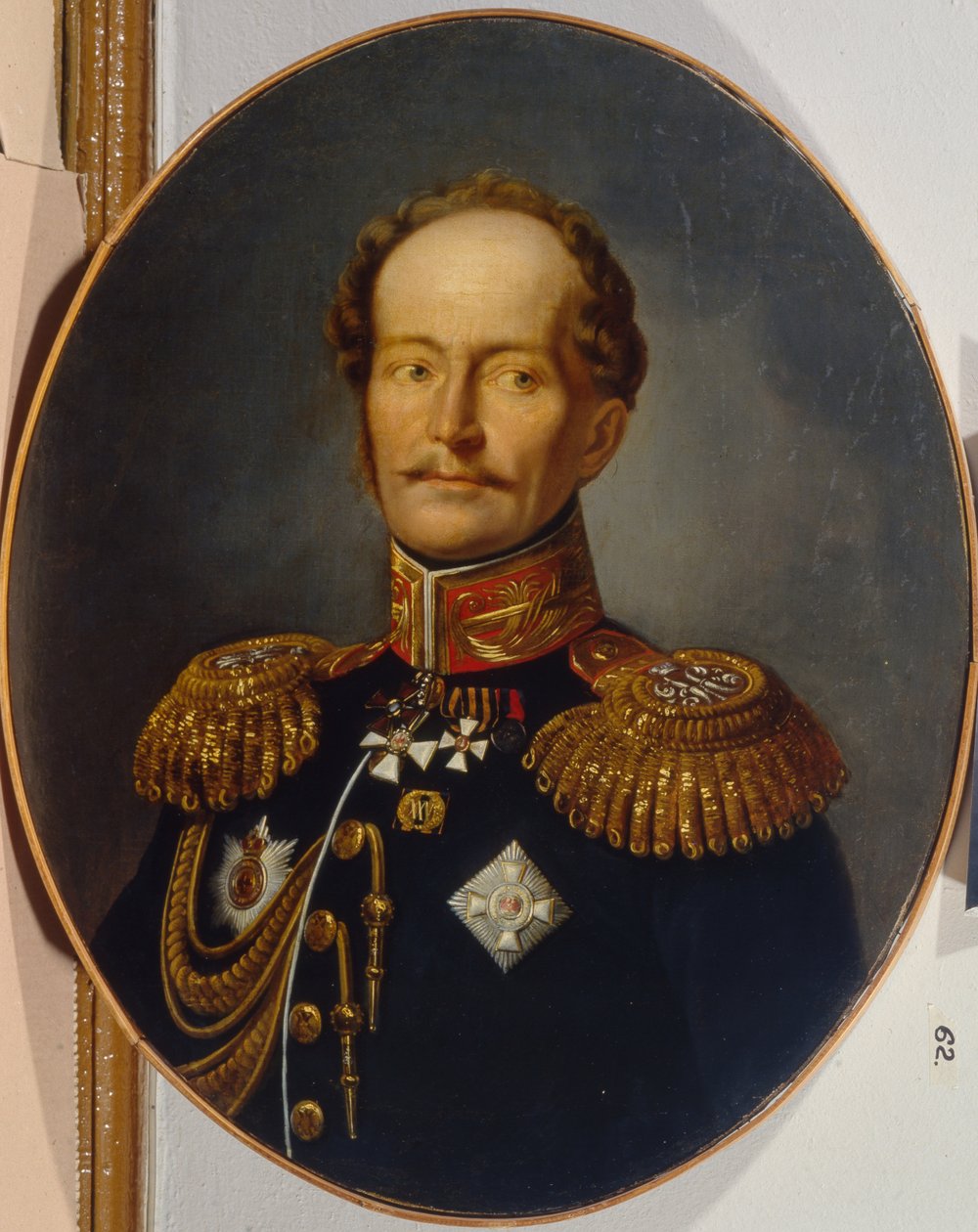 Porträtt av generaladjutanten Karl Karlovich Merder 1787-1834, 1820-talet av Unbekannt