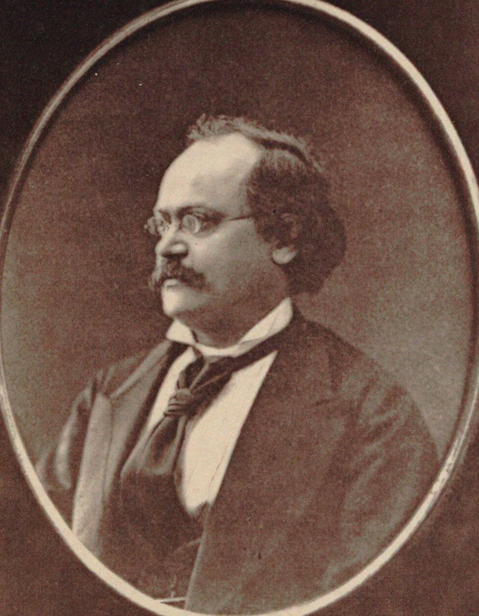 Porträtt av kompositören Charles Lecocq 1832-1918, 1874. av Unbekannt
