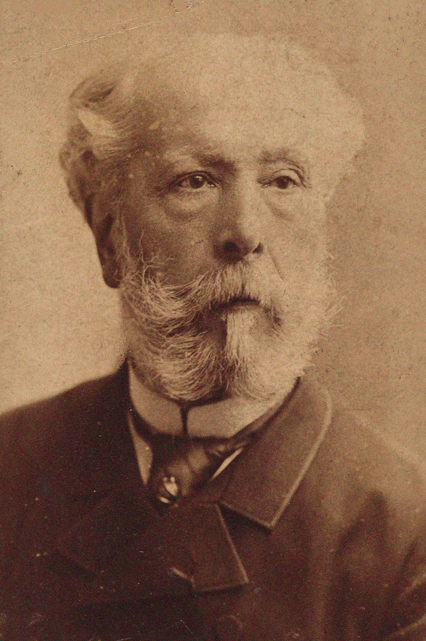 Porträtt av kompositören Édouard Lalo 1823-1892, ca 1885. av Unbekannt