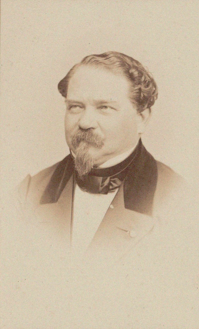 Porträtt av kompositören Jean-Georges Kastner 1810-1867. av Unbekannt