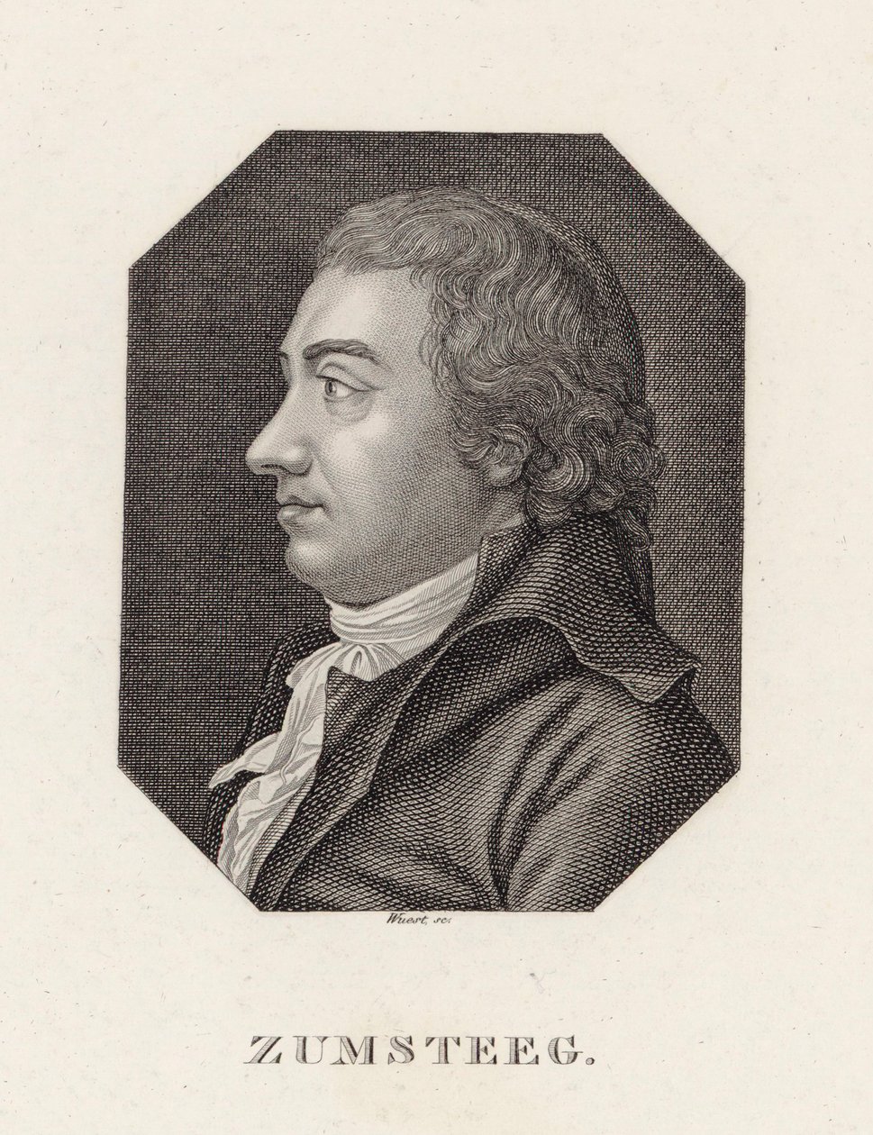 Porträtt av kompositören Johann Rudolf Zumsteeg 1760-1802 , ca. 1800. av Unbekannt