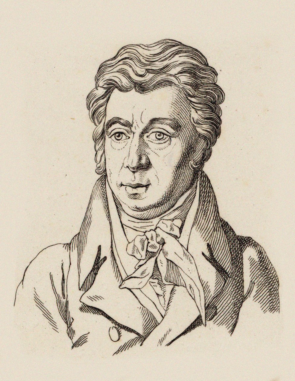 Porträtt av kompositören Peter von Winter 1754-1825, ca 1820. av Unbekannt