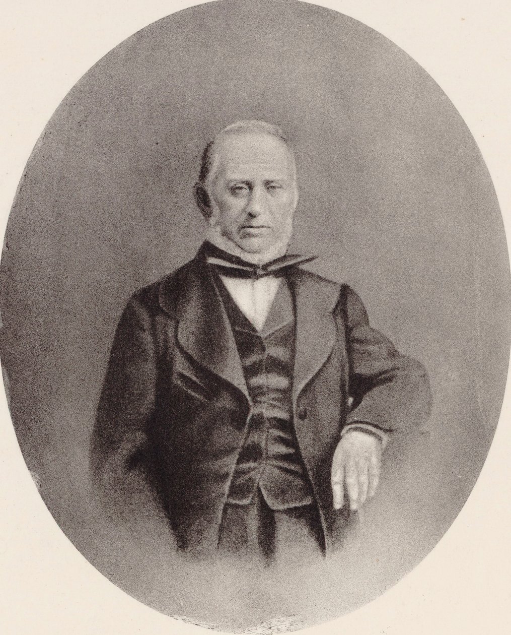 Porträtt av kompositören Saverio Mercadante 1795-1870. av Unbekannt