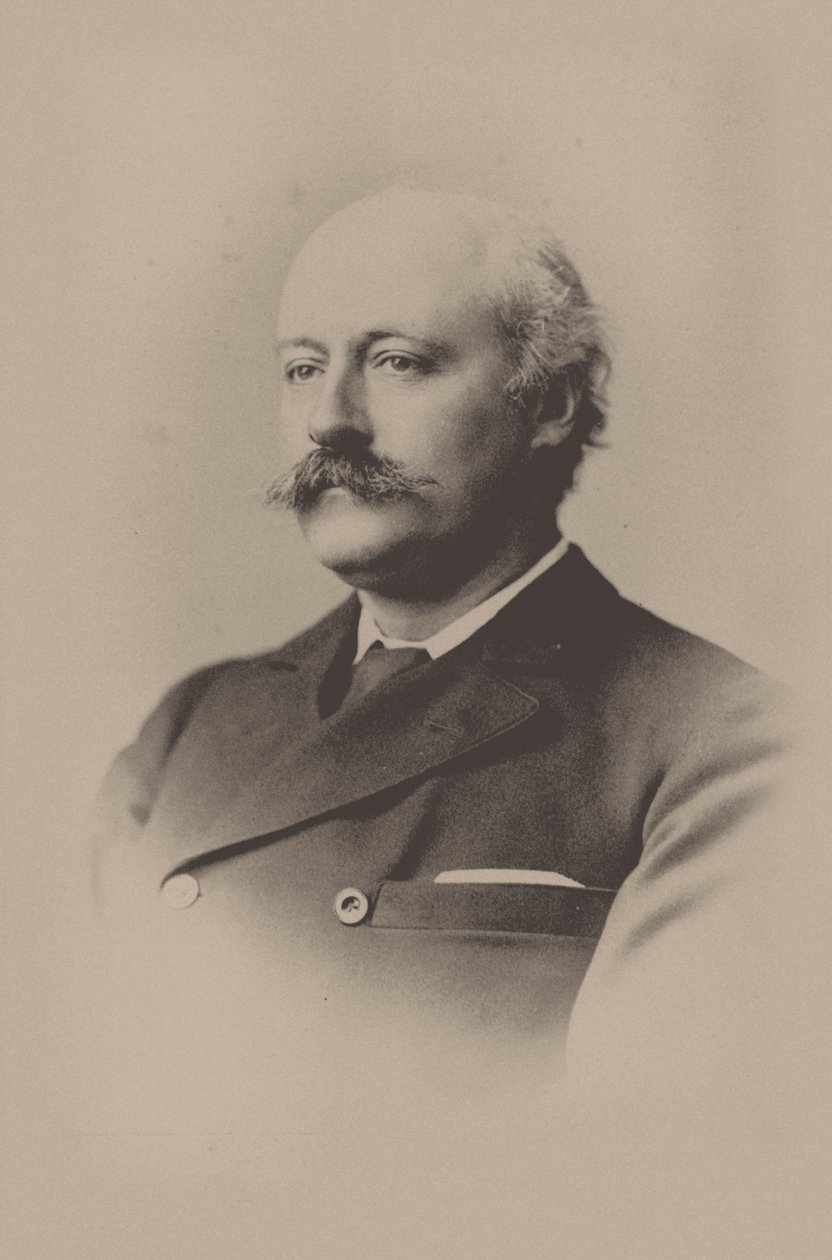 Porträtt av kompositören Sir Charles Hubert Hastings Parry 1848-1918, 1891. av Unbekannt
