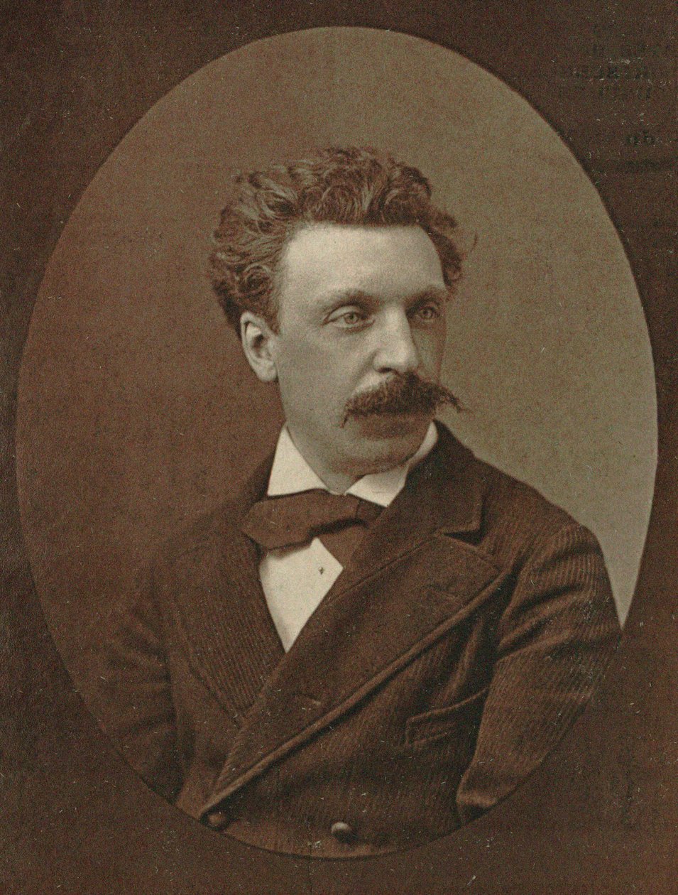 Porträtt av kompositören Victorin de Joncières 1839-1903. av Unbekannt
