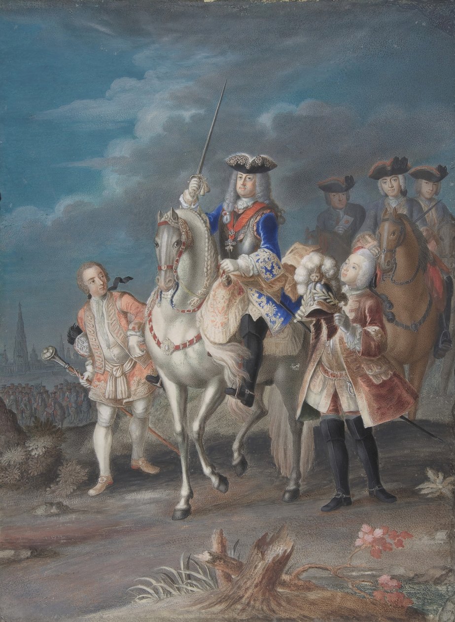 Porträtt av den ryska kejsarinnans gemål, 1700-talet. av Unbekannt