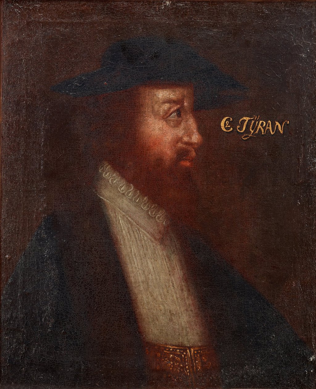 Porträtt av den danske kungen Christian II, om 1700 av Unbekannt